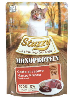 STUZZY MONOPROTEIN KARMA DLA KOTA Z WOŁOWINĄ 85g