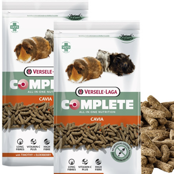 VERSELE LAGA CAVIA COMPLETE KOMPLETNA KARMA POKARM ŚWINKA MORSKA GRANULAT 2x3kg
