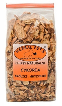 HERBAL PETS CHIPSY NATURALNE DLA GRYZONI CYKORIA 125g