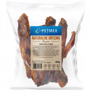 PETMEX SKRZYDŁO Z KACZKI PRZYSMAK DLA PSA 200g