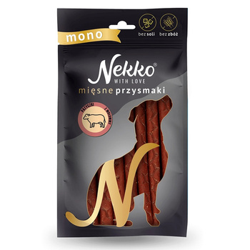 NEKKO MONO MIĘSNE PRZYSMAKI DLA PSA PATYCZKI Z WOŁOWINY 80g