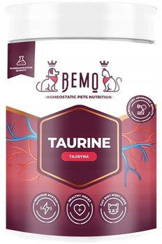 BEMO TAURYNA WSPARCIE PRACY SERCA I UKŁADU NERWOWEGO DLA PSA I KOTA 80g