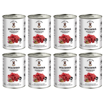 KUCHNIA SZEFA MOKRA KARMA DLA PSA MONOPROTEINOWA WOŁOWINA 8x400g