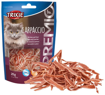 TRIXIE PREMIO CARPACCIO PRZYSMAK Z KACZKĄ I RYBĄ DLA KOTA 20g