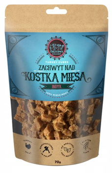 HAPPY SNACKY TRZYPSY ZACHWYT NAD KOSTKĄ MIĘSA Z INDYKIEM 70g