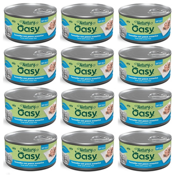  MOKRA KARMA DLA PSA OASY NATURY SOFT JELLY TUŃCZYK Z SARDYNKAMI 12x150g