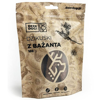 DEER DOG PRZYSMAK DLA PSA DZIKUSKI Z BAŻANTA 100g