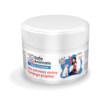 SAFE ANIMALS KREM DO PIELĘGNACJI AKTYWNE SREBRO 50g