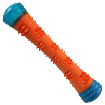 PLNEW ZABAWKA DLA PSA PATYK KIJEK APORT LED ŚWIECĄCY PISZCZY 23cm