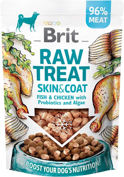 BRIT RAW TREAT SKIN & COAT CHICKEN 40g