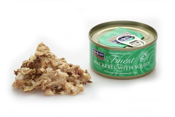 MOKRA KARMA DLA KOTA FISH4CATS WET MAKRELA Z KALMARY 70g