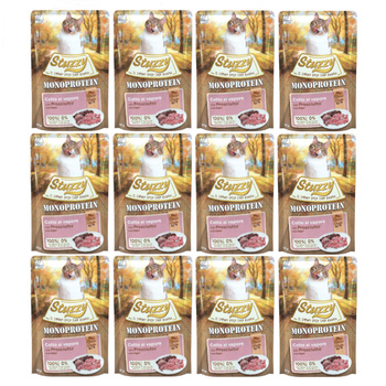 STUZZY MONOPROTEIN KARMA DLA KOTA WIEPRZOWINA Z SZYNKĄ 12x85g