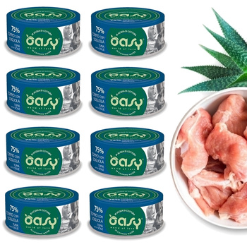 OASY MORE LOVE MOKRA KARMA DLA KOTA TUŃCZYK I SOLA PUSZKA 8x70g