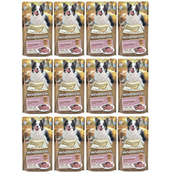 STUZZY MONOPROTEIN MOKRA KARMA DLA PSA Z SZYNKĄ 12x150g