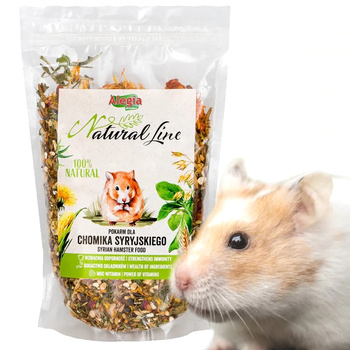 ALEGIA NATURAL LINE POKARM CHOMIKA SYRYJSKIEGO PEŁNOPORCJOWA KARMA 900g